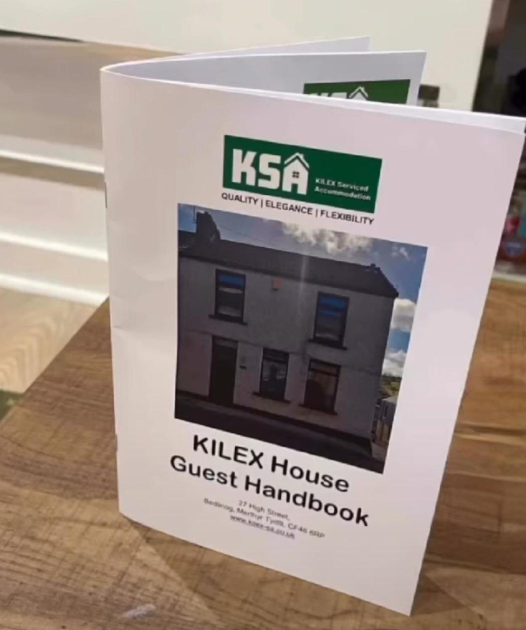 Kilex House - Monthly 3 Bed Bike Store Contractors Bedlinog